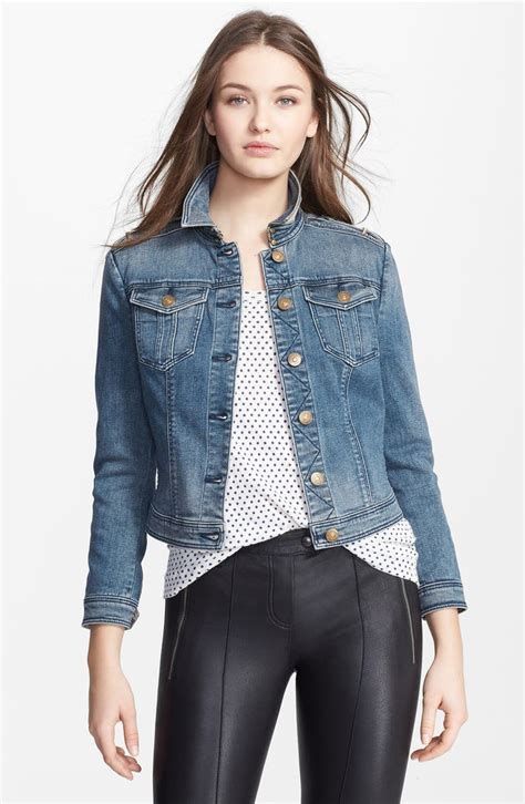 burberry brit cotton jacket|burberry brit denim jacket.